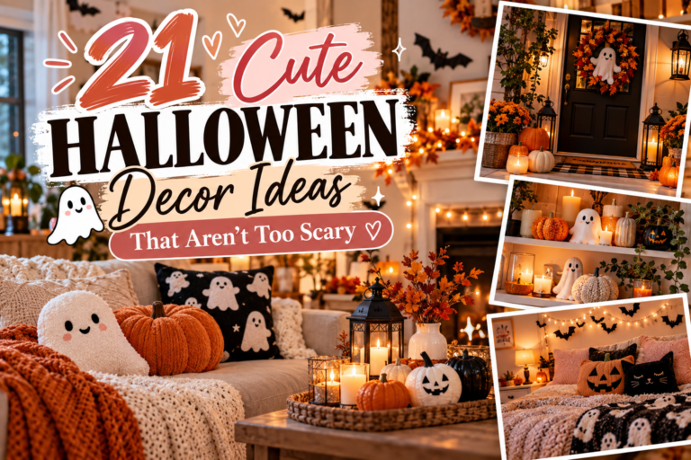 21 Cute Halloween Decor Ideas That Aren’t Too Scary