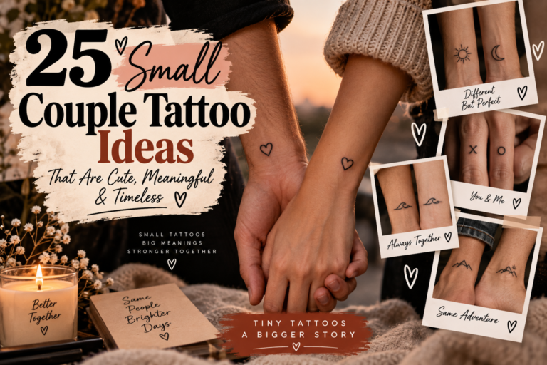 25 Small Couple Tattoo Ideas That Are Cute, Meaningful & Timeless