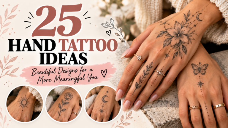 25 Hand Tattoo Ideas That Are Beautiful, Unique & Meaningful