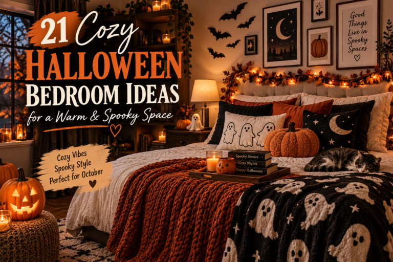 21 Cozy Halloween Bedroom Ideas for a Warm & Spooky Space