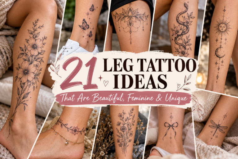 21 Leg Tattoo Ideas That Are Beautiful, Feminine & Unique