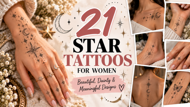 21 Star Tattoos for Women That Are Beautiful, Dainty & Meaningful